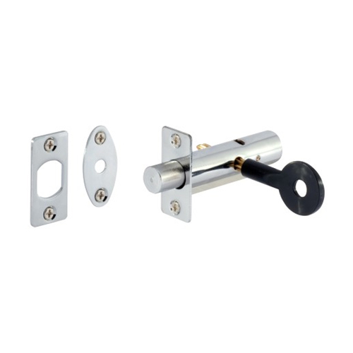 Gainsborough Door Security Bolt 32mm Backset Bright Chrome 444BCC