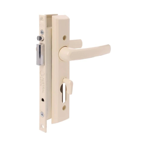 Restocking Soon: ETA End June - Austral Security Screen Door Lock Elegance XC Primrose ALEL/PRM