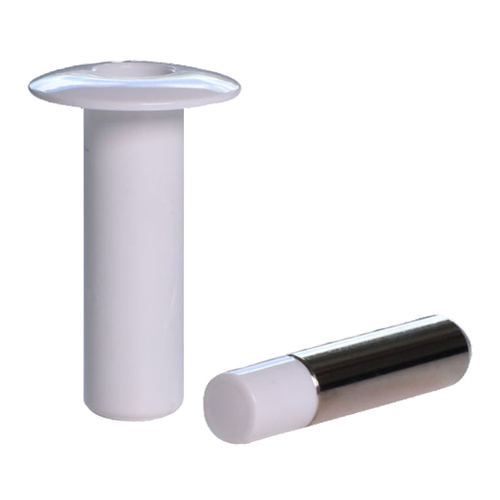 Fantom Magnetic Door Stop Concealed White TRADE-WHITE-NYLON