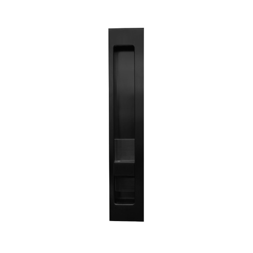 Halliday & Baillie Sliding Door Privacy Set Flush Pull with Snib & Indicator 250mm Matt Black Chrome