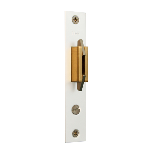 Halliday & Baillie Sliding Door Mortice Lock 55mm Backset White HB2020 WHT