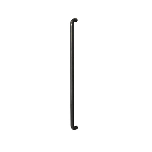 Halliday & Baillie Round Profile Brass D Pull Handle 1200mm Matt Black Chrome HB2250 KC