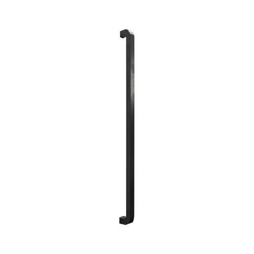 Halliday & Baillie Square Profile D Pull Handle 600mm Matt Black Chrome HB2340 KC