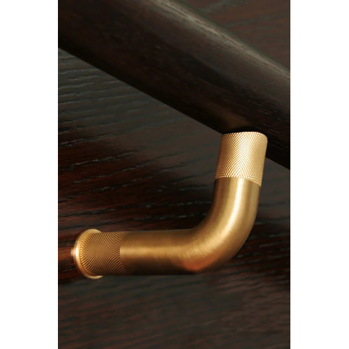 Halliday & Baillie Stair Bracket Knurled Solid Bronze HB580