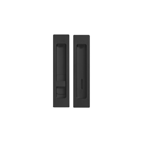 Halliday & Baillie Sliding Door Privacy Set 55mm Matt Black HB690/35 KC