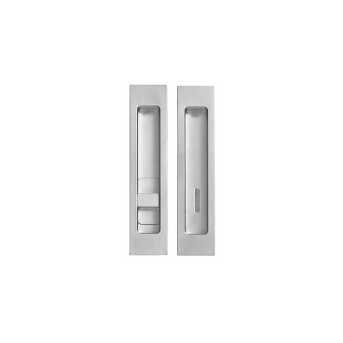 Halliday & Baillie Sliding Door Privacy Set 55mm Satin Chrome HB690 SC
