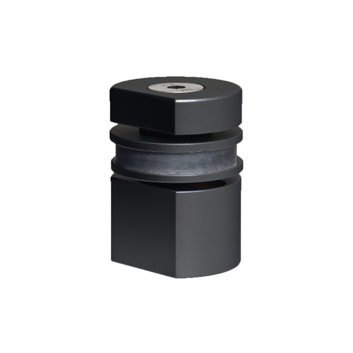 Halliday & Baillie Round Floor Mounted Magnetic Door Stop Black Chrome HB710 KC