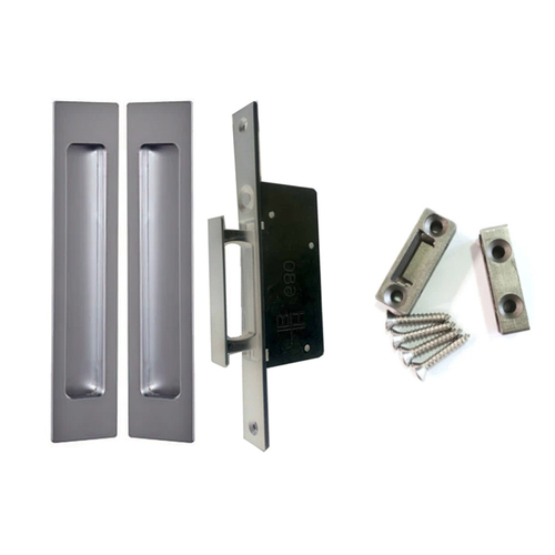 Halliday & Baillie Flush Pull Set 105mm Satin Chrome HB660, HB604 & HB665