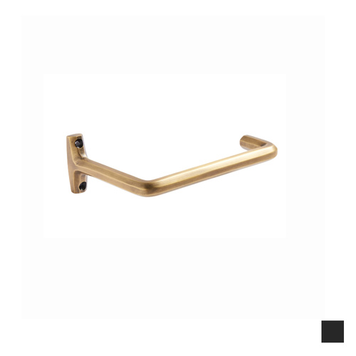 Hepburn Henley Toilet Tissue Roll Holder 150mm Available in Acid Washed Brass and Scorched Black