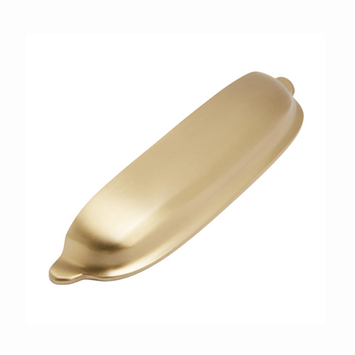 Hepburn Halifax Hooded Cup Cabinet Pull Handle 96mm Burnished Brass HPBB