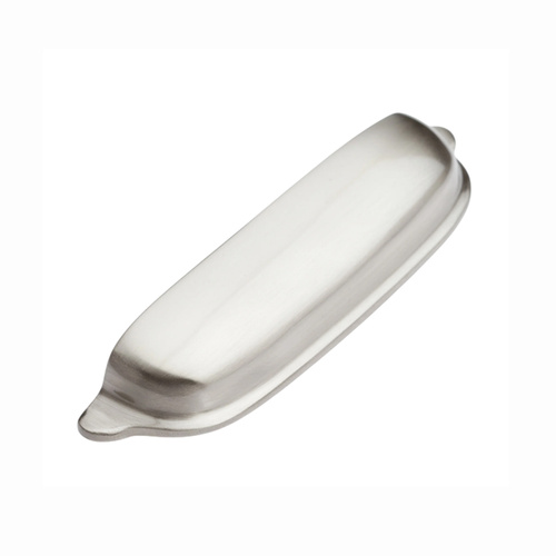 Hepburn Halifax Hooded Cup Cabinet Pull Handle 96mm Satin Nickel HPSN