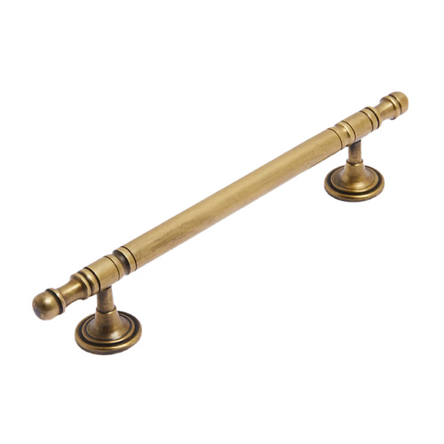 Hepburn Kew Cabinet Pull Handle 128mm Acid Washed Brass K128AWB
