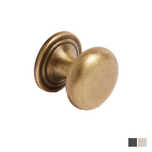 Hepburn Kew Cabinet Knob - Available in Various Finishes and Sizes