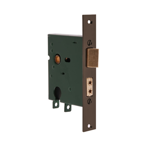 Jacksons Euro Mortice Lock 60mm with Cylinder Body Florentine Bronze JMC60FB