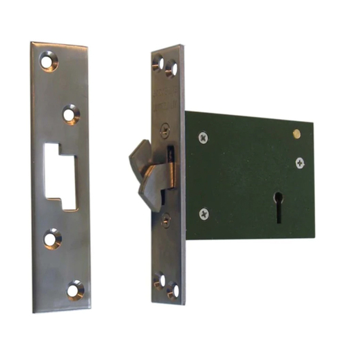 Jacksons 5 Lever Claw Sliding Door Lock Satin Chrome JMHSL5SC - Available in 46mm and 60mm