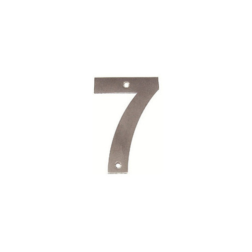 *WHILE SUPPLY LAST* Mappas Door House Number #3 Visible Fix 50mm 304 Grade Stainless Steel SN057