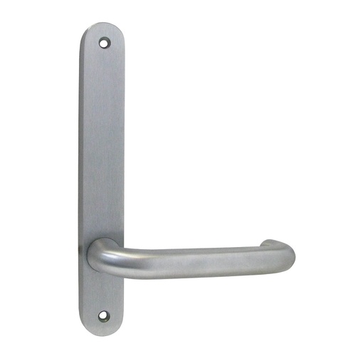 Kaba Door Handle N100 Narrow Style Plate w/ 25 Lever Satin Chrome Plate N102V25SCP