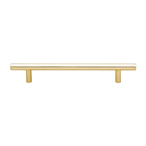 Kethy Cornet Brass Cabinet Handle Polished Brass Gloss 128mm BH157128GLOSS