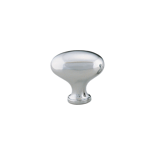 Kethy Cabinet Brass Knob Egg 26mm Polished Chrome BK3726PC