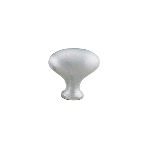 Kethy Cabinet Brass Knob Egg 33mm Satin Chrome BK3733SCP