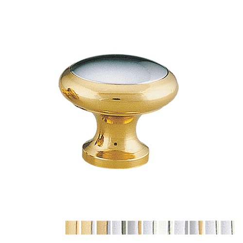 Kethy Two-Tone Cabinet Knob - Available in Various Finishes