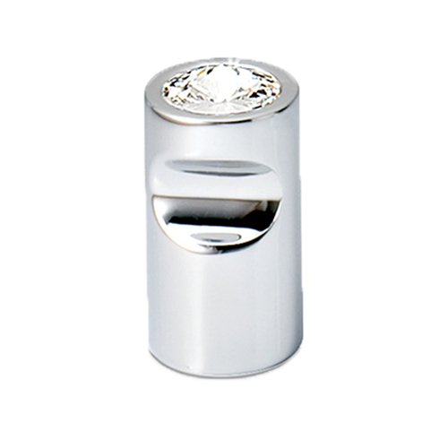 Kethy Cabinet Knob BL1200 Bling Series Rigel Single Stone Die-cast Zinc-Polished Chrome