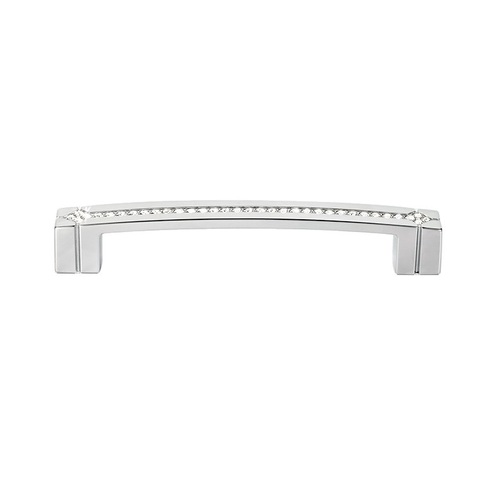 Kethy Cabinet Handle BL1301 Bling Series Polaris Multi Stone Die-cast Zinc-128mm-Polished Chrome
