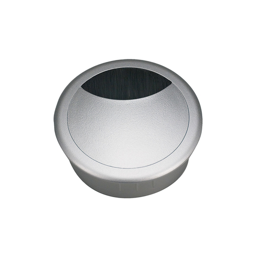 Kethy Cable Outlet with Brush 80mm Silver CO82180SIL
