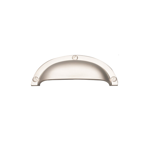 Kethy Traditional Shell Cabinet Handle 64mm Matte Nickel D369/64-MN 
