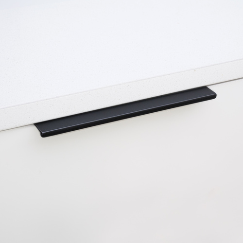 Kethy Edge Pull 160mm OA 3 Dowel Matt Black DL408.160A-MBK