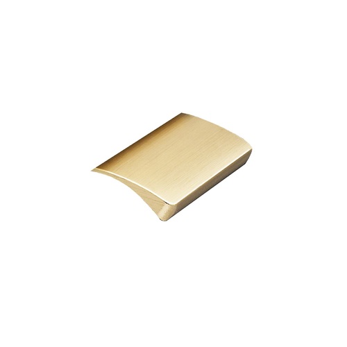 Kethy DL419 Fornel Curved Edge Pull 100mm Brushed Gold DL419100ABG