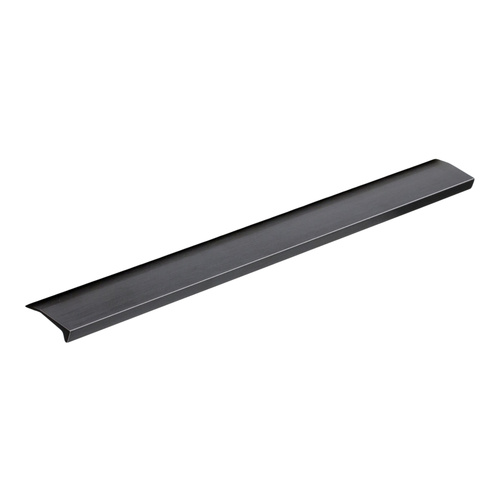 Kethy Flat Angled Cabinet Lip Pull 100mm Black Anodised DL701.100A-BK