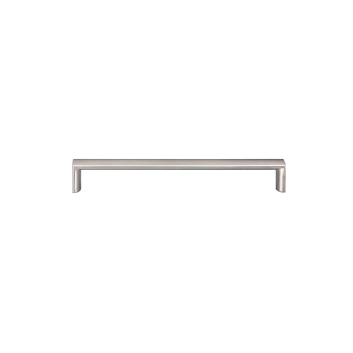 Kethy Cabinet Handle E2123 Latina 16.5mm Flat Top Stainless Steel-128mm-Stainless Steel