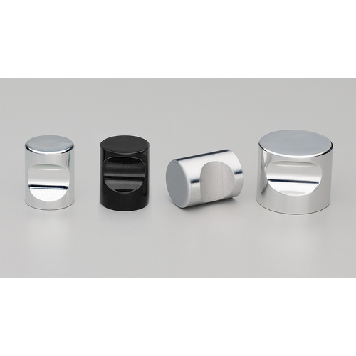 Kethy Cylinder Knob 30mm Matt Black Anodised F402/30-MBK
