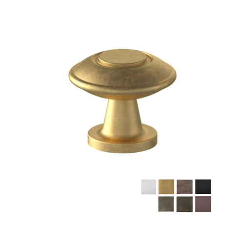 Kethy HT208 Lister Round Knob 31mm - Available In Various Finishes