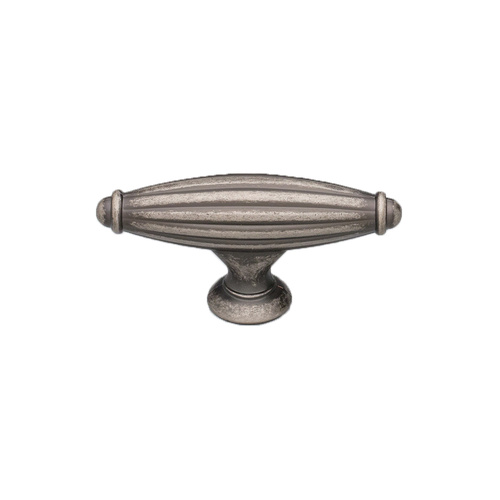 Kethy Ashford Oval Cabinet Knob 66x17mm Anitque Pewter HT620/66-AP