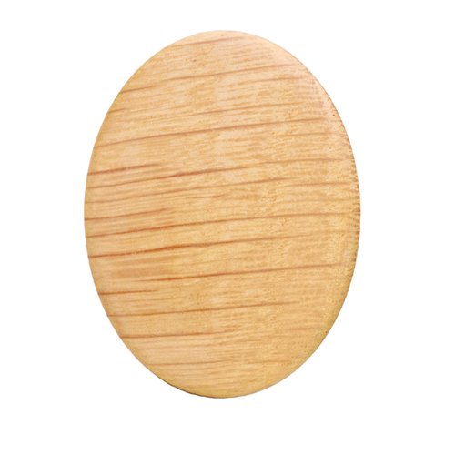 Kethy Split Cabinet Knob 64mm Oak L4467/64-OAK