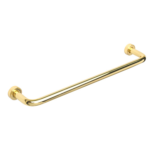 Kethy Lounge Rounded D Pull Handle 128mm CTC Polished Brass Gloss L795/128-BRG
