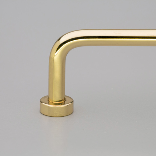 Kethy Lounge Handle 128mm C to C Polished Brass Gloss L795/128-BRG