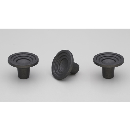 Kethy Iron Knob 46mm dia Black L842/46-BKIR
