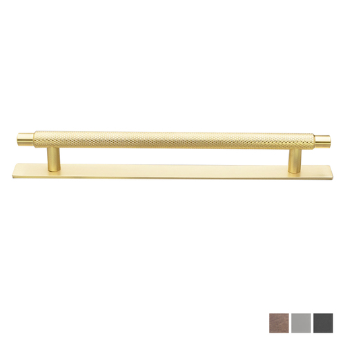 Kethy Herning Pull Handle on Backplate - Available in Various Finishes and Sizes
