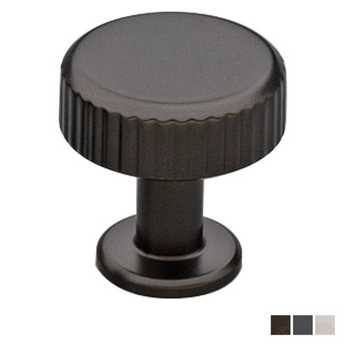 Kethy Skagen Cabinet Knob 30mm - Available in Black Nickel and Polished Nickel