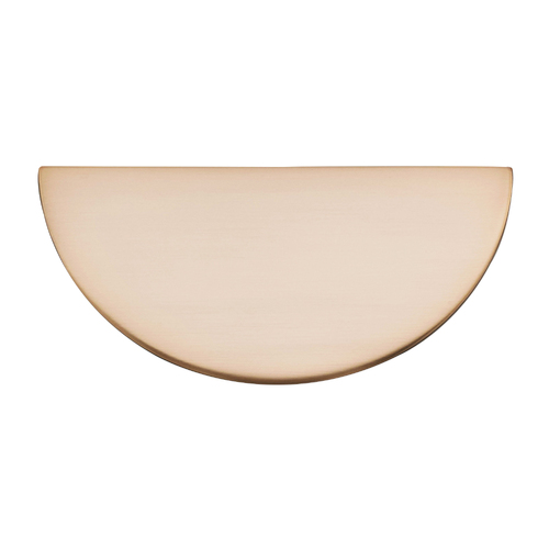 Kethy Moon Cabinet Handle Large 64mm Brushed Rose Brass L866/64-BRB