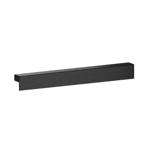 Kethy S225 Square Hook Lip Pull Handle 96mm Matt Black Anodised S22596MBK