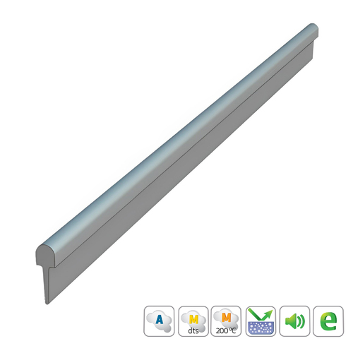 Kilargo Flexible Silicone Wipe Seal 50 Metre Coil Antimicrobial IS0602AMSI