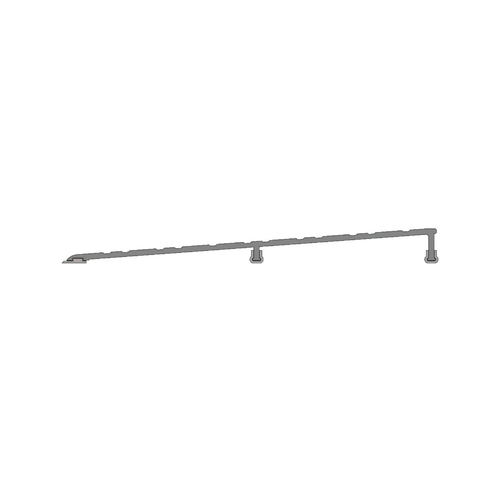 Kilargo IS4075 Heavy Duty Threshold Ramp 2000mm Silver Anodised Aluminum IS40752000CA