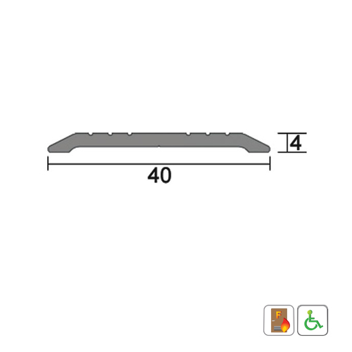 Kilargo IS4130 Heavy Duty Threshold Plate - Available in Various Sizes