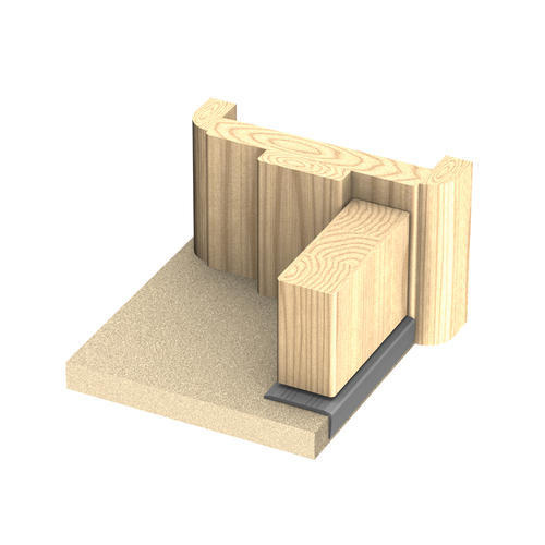 Kilargo IS4135 Threshold Stair Nosing 1250mm Clear Anodised IS4135-1250CA