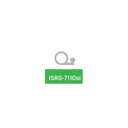 Kilargo ISRG7110si Silicone compression gasket suit IS7110 profile metre Black