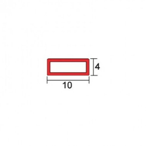 Kilargo KP1004XX Rigid PVC encased intumescent fire seal 10mm x 4mm 2400mm Black